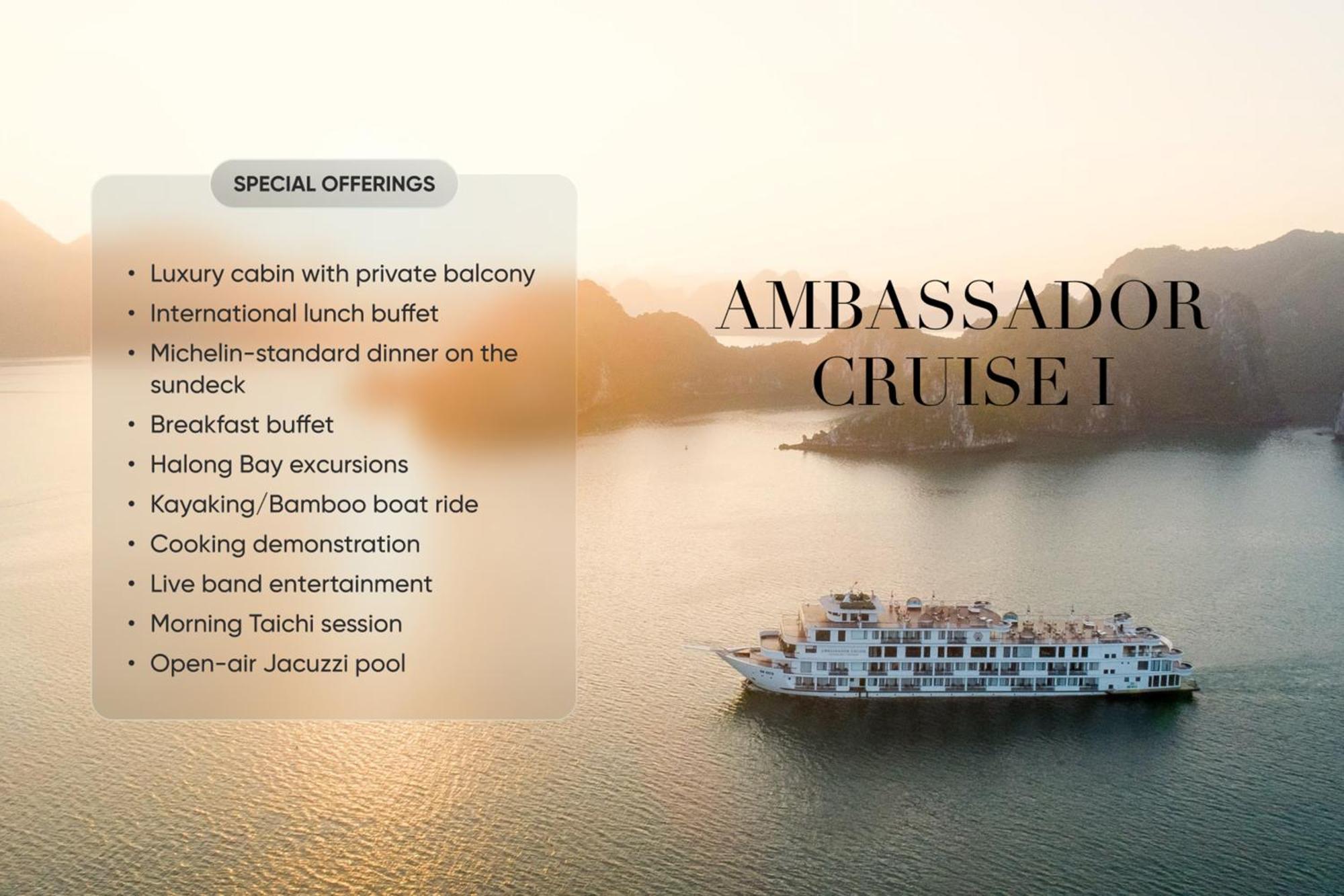 Готель Ambassador Cruise Halong Bay Халонг Екстер'єр фото